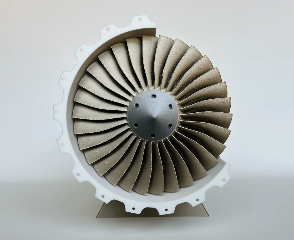 Low Bypass Turbofan Jet Engine | Standard Color