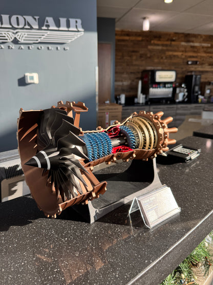 High Bypass Turbofan Jet Engine