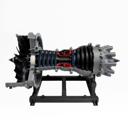 High Bypass Turbofan Jet Engine