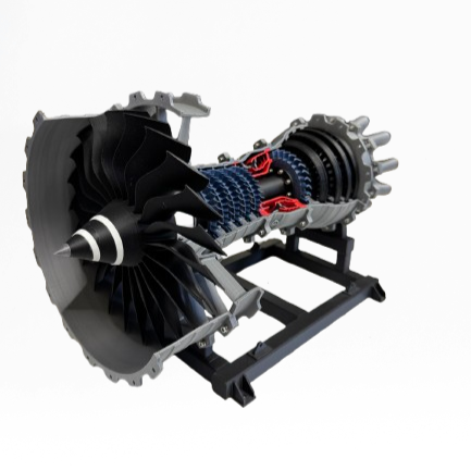 High Bypass Turbofan Jet Engine