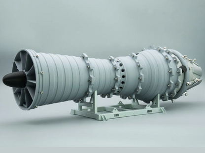 Low Bypass Turbojet Jet Engine | Standard Color