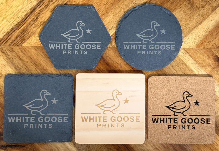 Custom Laser Engraved Coasters