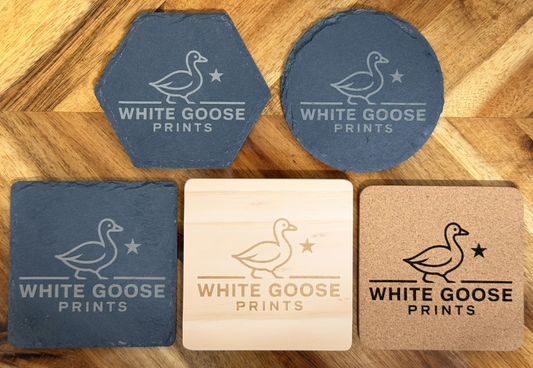 Custom Laser Engraved Coasters