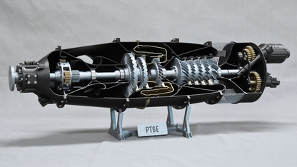 Pratt & Whitney PT6E Model Engine